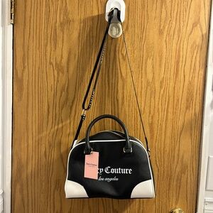 Juicy Couture Black and White Satchel